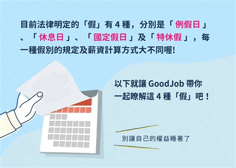 例假 意思|勞工休假制度有4種：例假日、休息日、國定假日、特休假